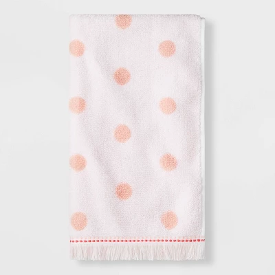 Dot Kids’ Towel Pink With SILVADUR™ Antimicrobial Technology - Pillowfort™ - Image 4