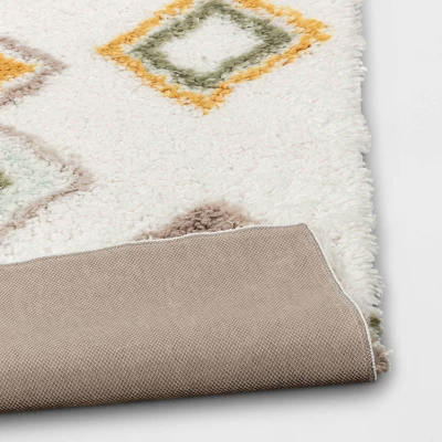 Yuma Area Kids' Rug Gold/Mint - Pillowfort™ - Image 3