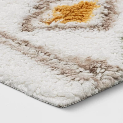 Yuma Area Kids' Rug Gold/Mint - Pillowfort™ - Image 2