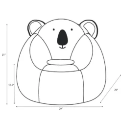 Koala Kids' Bean Bag Chair - Pillowfort™ -Furniture Store GUEST 3688780a 0be5 40a4 b824 d6f306089e25