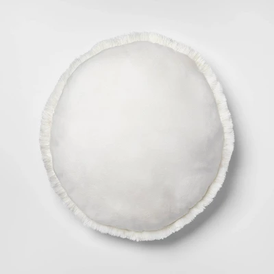 Faux Fur Floor Kids' Pillow Cream - Pillowfort™ 5 Faux Fur Floor Kids' Pillow Cream - Pillowfort™ - Image 3