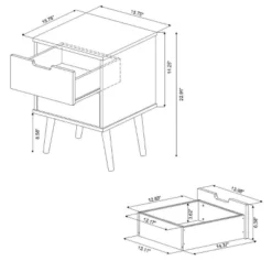 Modern Kids' Nightstand White - Pillowfort™ -Furniture Store GUEST 43187505 1f27 4b45 8d32 b1cd213ac469