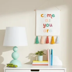 10oz 'Come As You Are' Kids' Wall Decor With Tassels - Pillowfort™