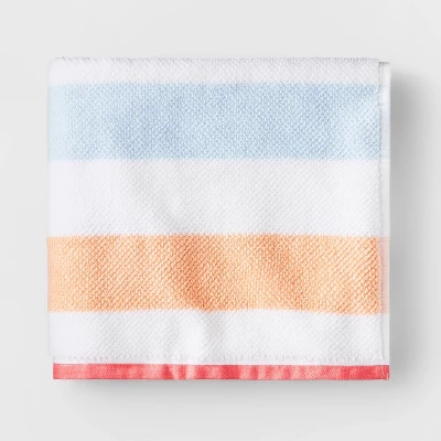 Striped Kids’ Towel With SILVADUR™ Antimicrobial Technology - Pillowfort™ - Image 4