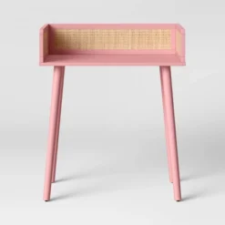 Rattan And Wood Kids' Desk Pink - Pillowfort™ -Furniture Store GUEST 87ae99d1 f8bf 4571 8897 6d034c3d46ce