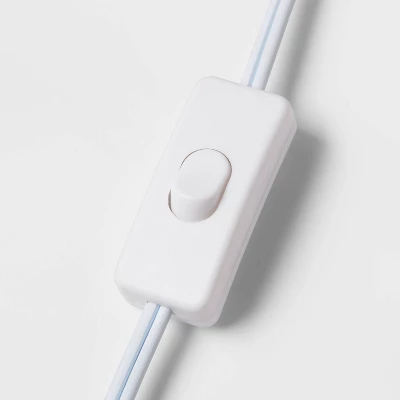 Rattan Tulip Cylinder Bedside Kids' Lamp - Pillowfort™ - Image 3