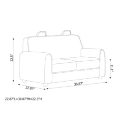 Upholstered Kids' Sofa Gray - Pillowfort™ -Furniture Store GUEST 8bd0e36e 147c 4c1d bcfb 73703a97ebdd