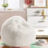 Long Fur Kids' Bean Bag Cream - Pillowfort™ -Furniture Store GUEST a80dd4ba 61ad 407d baa5 79efb6c46ffe