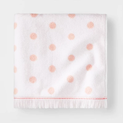 Dot Kids’ Towel Pink With SILVADUR™ Antimicrobial Technology - Pillowfort™ - Image 5