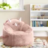 Dino Kids' Bean Bag Chair Pink - Pillowfort™ -Furniture Store GUEST bf7be559 76f4 4b04 b609 2d00791a5d13