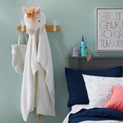 Metal And Wood Hanging Kids' Wall Hooks White - Pillowfort™ -Furniture Store GUEST e360122d e61d 41ce bbd9 10536f49bbd3