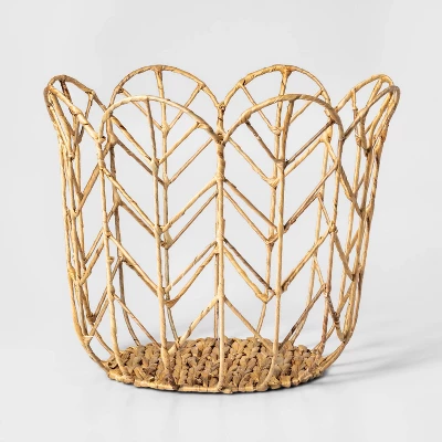 Tulip Shaped Kids' Woven Basket - Pillowfort™ - Image 6