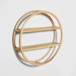 Rattan Kids' Round Shelf Natural - Pillowfort™ 7 Rattan Kids' Round Shelf Natural - Pillowfort™ -Furniture Store GUEST ec10e035 6d0c 40d9 a11c 1969023f7695