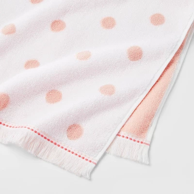 Dot Kids’ Towel Pink With SILVADUR™ Antimicrobial Technology - Pillowfort™ - Image 2