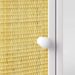 Rattan And Wood Bedside Kids' Table White - Pillowfort™ -Furniture Store GUEST fef8c302 87e3 4bef 800c 076600a0acbf